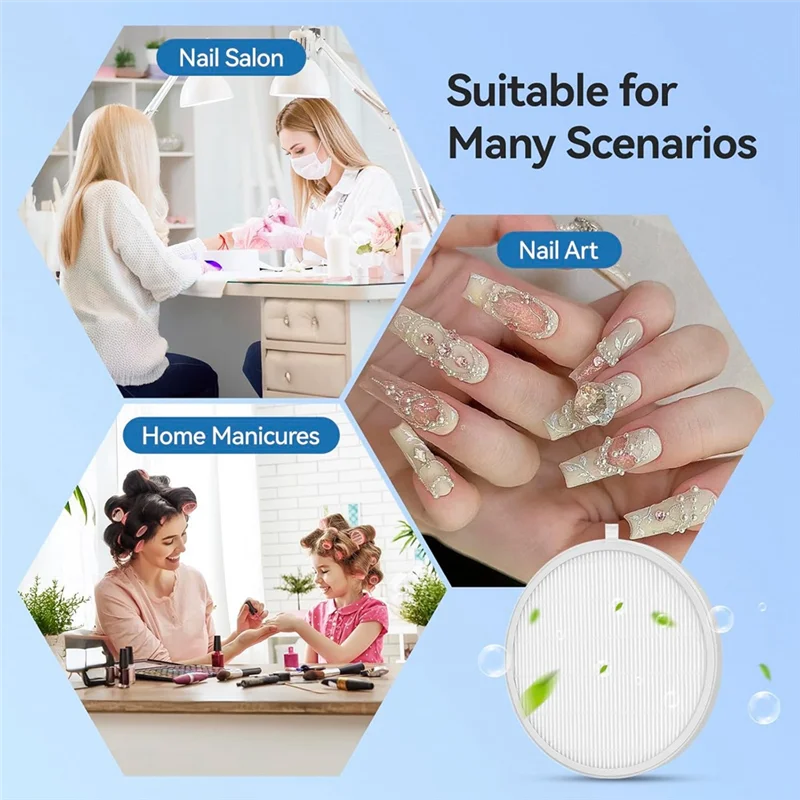 ABBK-5 Confezione di filtri riutilizzabili per collettore di polveri per unghie per filtro Melodysusie Hpro senza filtro antipolvere per unghie