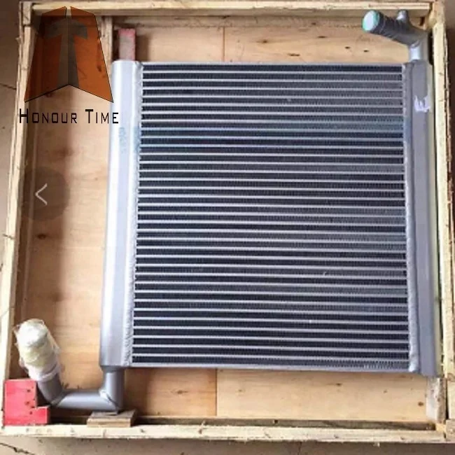 Excavator hydraulic Heat exchanger for SH60 Hydraulic oil cooler Aluminum