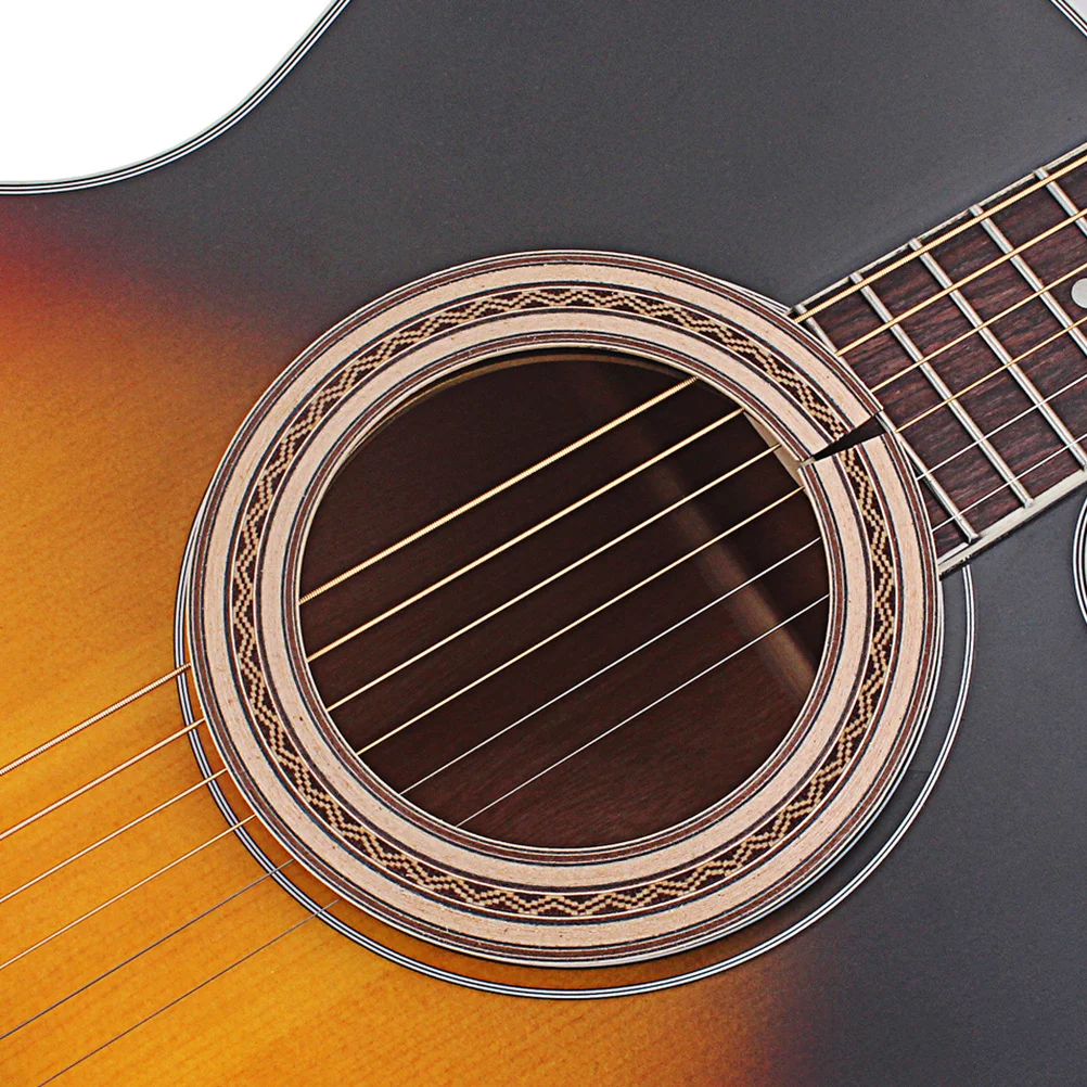 

90Mm Guitar Rosette Inlay Curved Strips For Sound Hole Abalone Decal Laminated Classical Guitar Decoration Parts Accessory