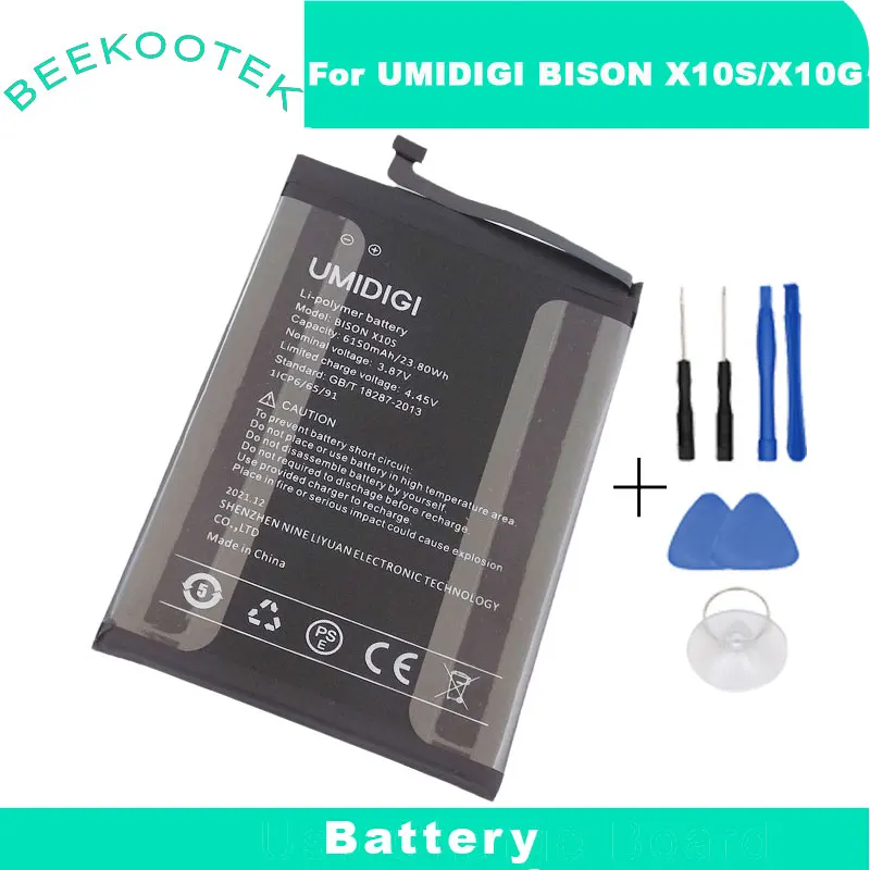 

Original UMIDIGI BISON X10S Battery Inner Built Cellphone Battery Repair Repalcement Accessories For UMIDIGI BISON X10G Phone