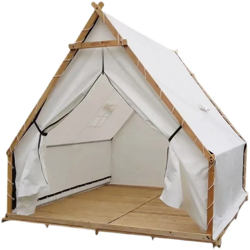 

Роскошная палатка по индивидуальному заказу, треугольная палатка для кемпинга, непромокаемая коммерческая палатка