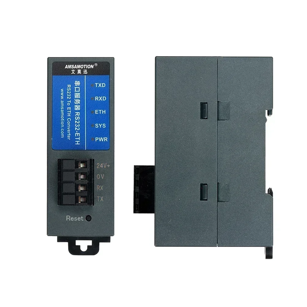 RS232 to Ethernet Port Serial Server Modbus Gateway RTU to TCP Protocol Communication Module RS232 Signal to TCP/IP