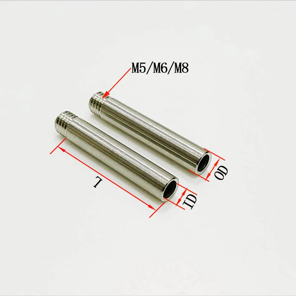 SS304 Stainless Steel Threaded Hollow Tube