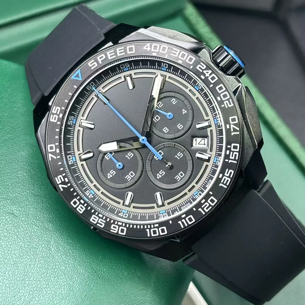 

2025 НОВЫЕ мужские часы с хронографом VK63, 42 мм, механизм VK63, высококачественные роскошные водонепроницаемые часы с хронографом, механизм VK63