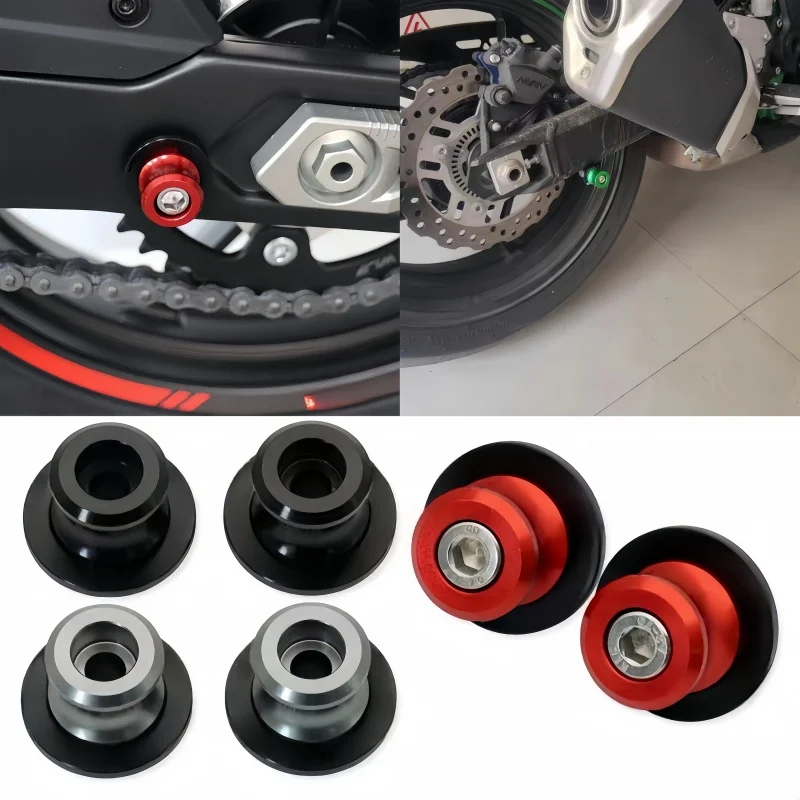 For Triumph Street Triple / R 2007-2012 M6 Swingarm Spools for Ducati Monster 821 899 Panigale 2014+ Rear Stand Slider Screws