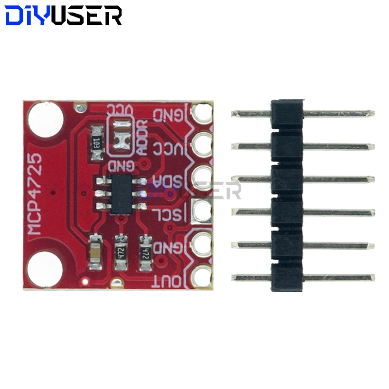 MCP4725 I2C DAC Breakout module development board