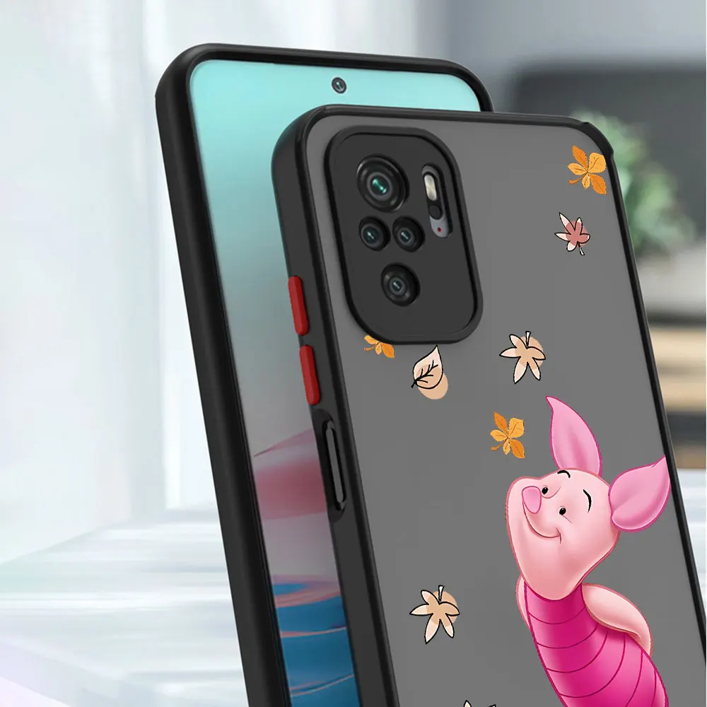 Disney Winnie the Pooh Soft Case for Xiaomi Redmi Note 9S 8 7 10S 11T 11 Pro 11S 12S 10 Pro 8T 9 12 13 Pro 9Pro 4G Armor Cover