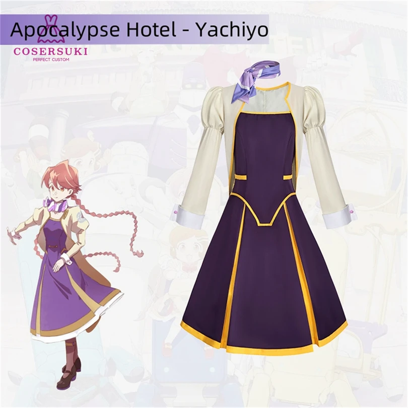 

Apocalypse Hotel Yachiyo Cosplay Costume Halloween Christmas Carnival Convention Outfits