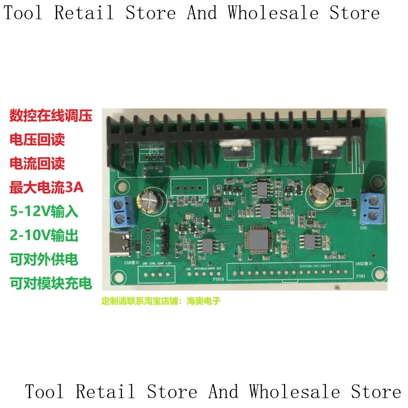 CNC Voltage Regulator With Display - UA Measurement - Charging - Simulation Module - Dummy Battery BSE512302