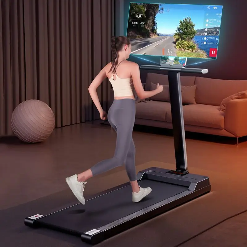 Treadmill Armrest Version Home Intelligent Electric Folding Small Indoor Fitness Exercise Weight Loss Simple Walking Machine