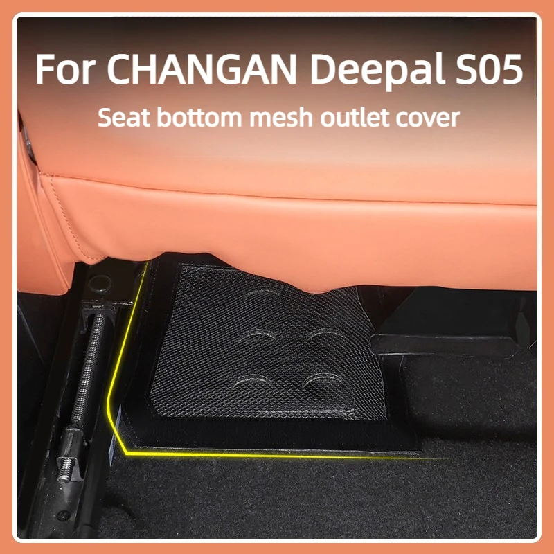 

Car Seat Lower Air Vent Dust Net For CHANGAN Deepal S05 2026/2025 Accessories Plastic Honeycomb Mesh Magic Tape 2023-2024