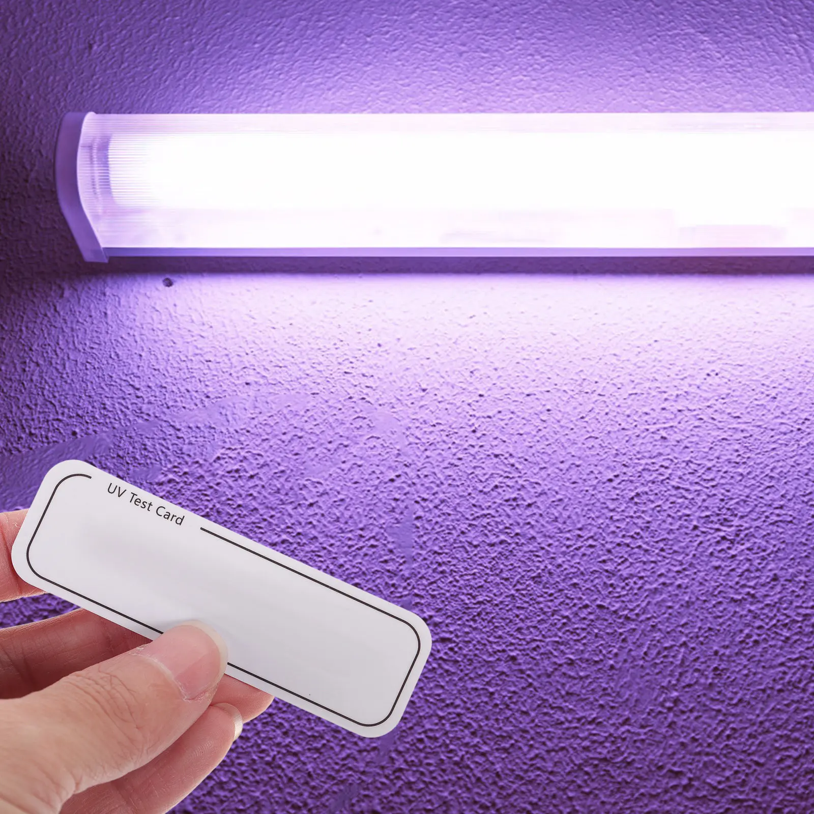10Pcs Uv Testing Cards PVC Material Uv Testing Cards for Home Disinfection Box Disinfection Cabinet Identifying Card