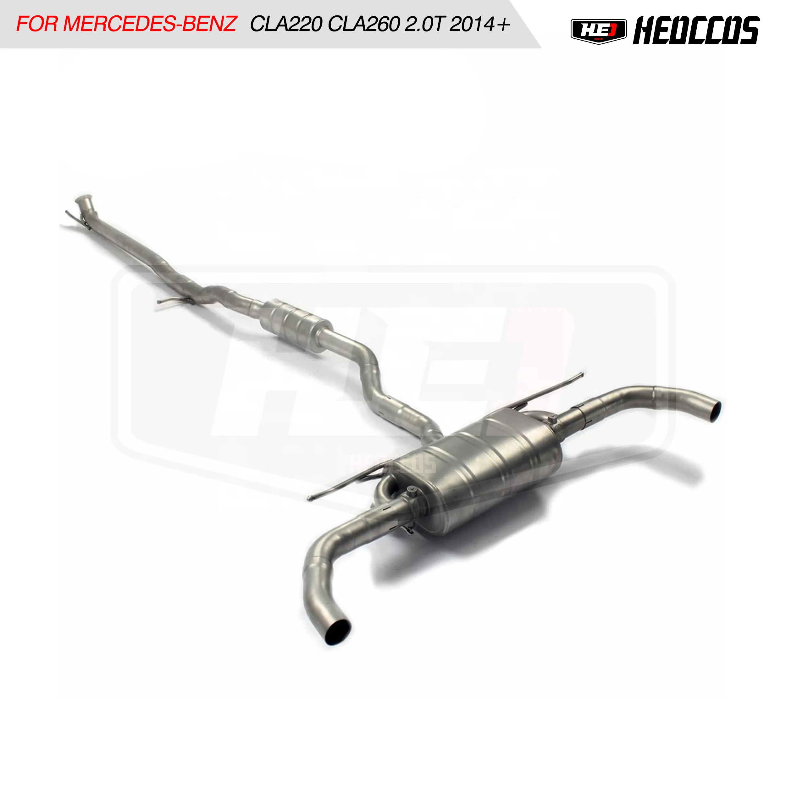 

HEO stainless steel exhaust For Mercedes BENZ CLA220 CLA260 2.0T 2014+ catback electronic valve exhaust with silencer