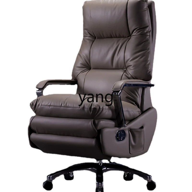 

CX Leather Executive Chair Comfortable Long-Sitting Reclining Adjustable Electric Office Seat