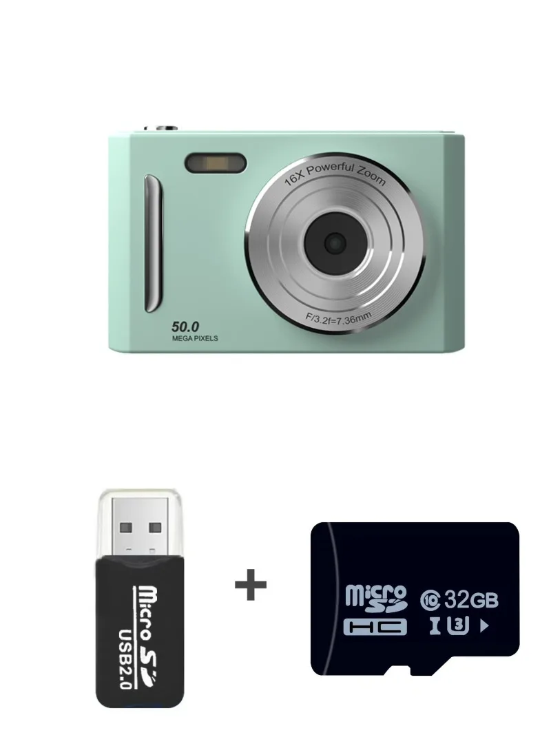 Student camera CCD campus digital camera high definition front and rear dual camera retro card can be photographed video gift