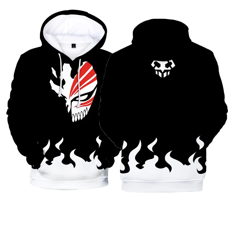Japanese Anime Bleach Cosplay Hoodies 3D Printed Sweatshirt Men/Women Long Sleeve Tracksuit Pullover Harajuku Y2k Men's Clothing - Image 6