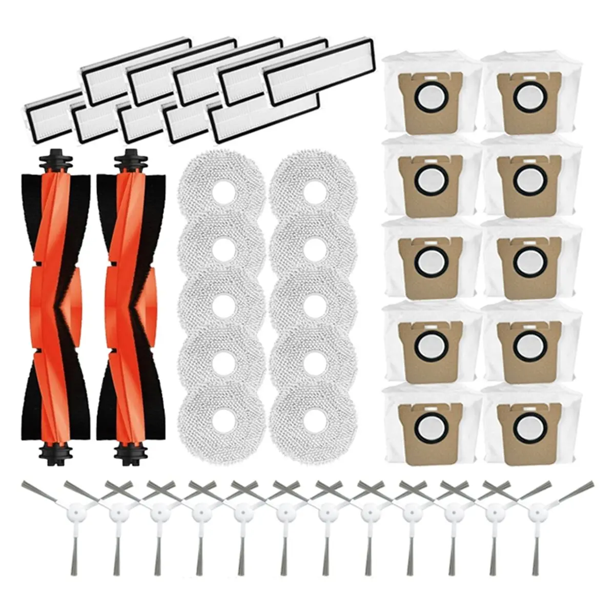 For Omni 2 C102CN,B101CN,B116,X10+ Robot Vacuum Cleaner Main Side Brush Mop Cloth Dust Bag Spare Parts 【A73 AcePro】