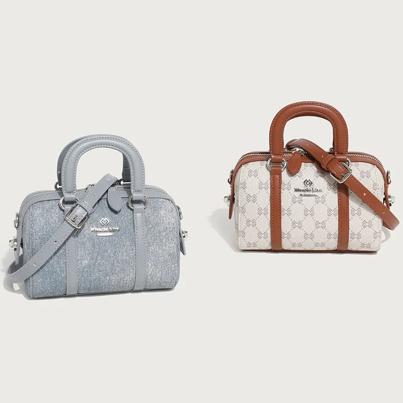 Women's shoulder bag with niche Handheld Versatile Print Single Shoulder Crossbody BagTop top-handle bags female ladies handbags