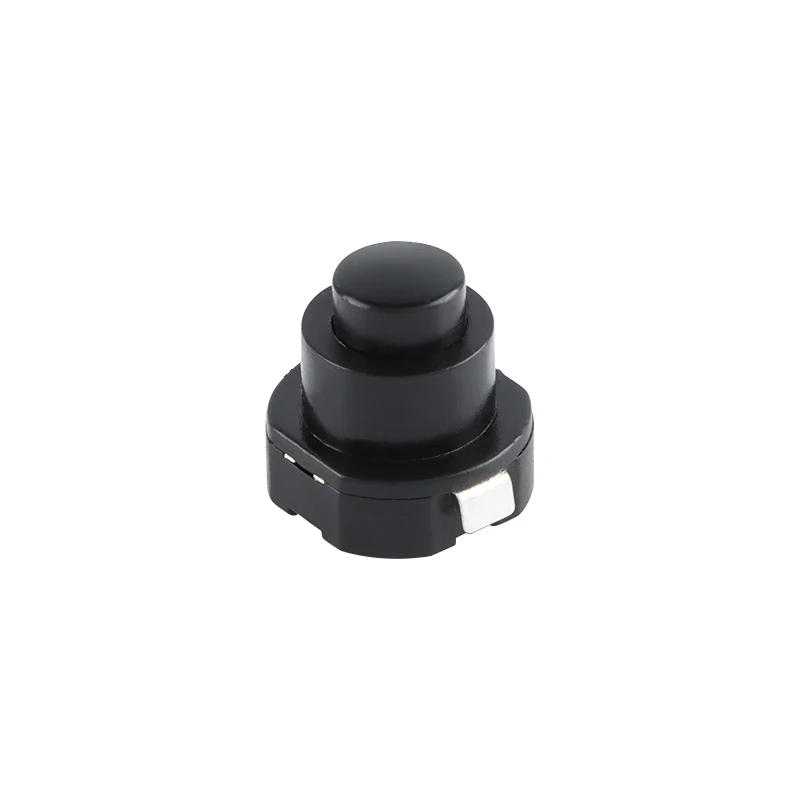 10PCS 1010X Small Circular Flashlight Switch Power Supply Button Switch KAN-10A Self-Locking Button Push Button Switch ON-OFF