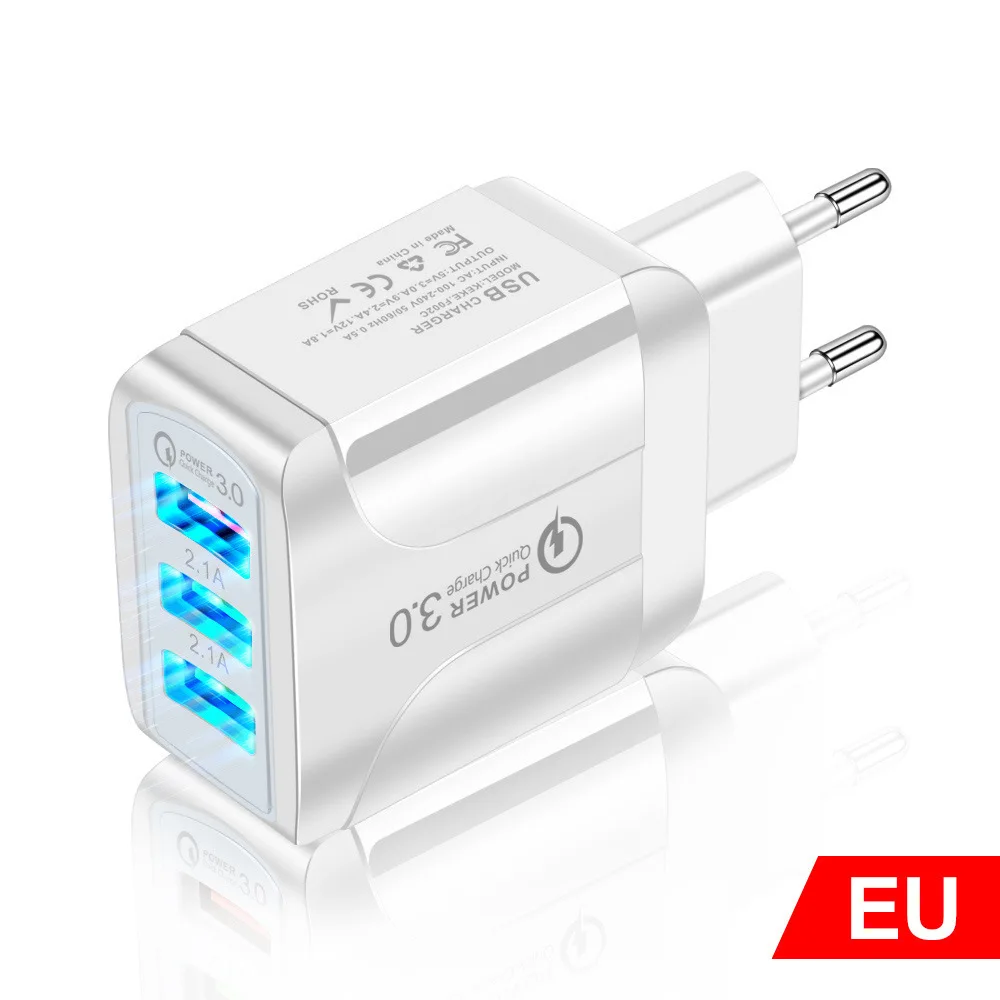 Carburador Multifunction para o telefone móvel, 5V, 2 A, 3USB
