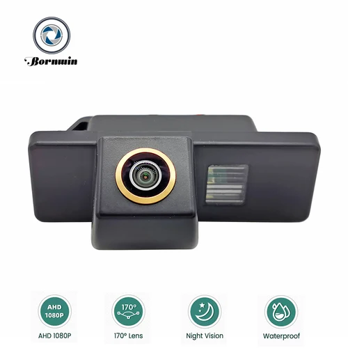 Bornwin para Nissan x-trail T31 2007 ~ 2013/Nissan Qashqai/Dualis J10 J11 AHD 1080P ojo de pez 180 °   Cámara de visión trasera de marcha atrás para coche