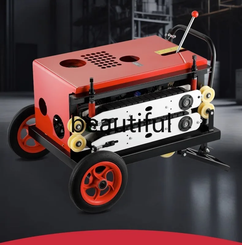 

Cable pulling machine Cable guiding machine Overhead pipeline Fiber optic cable Buried threader Tractor