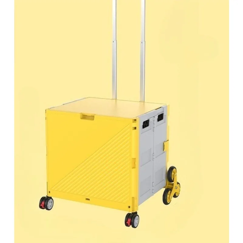

Supermarket shopping trolley folding trolley household shopping trolley