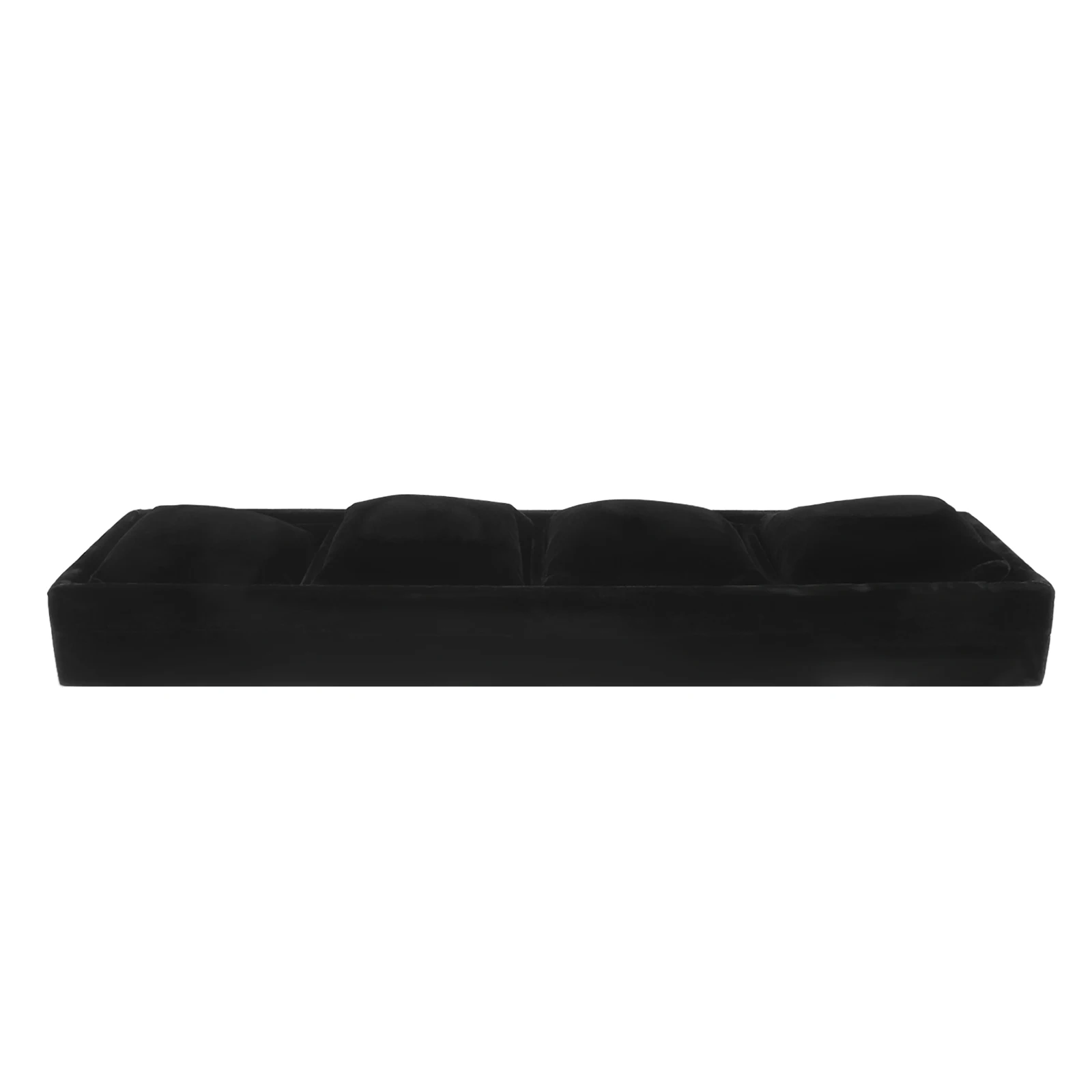 

Jewelry Display Box Watch Storage Organizer Pillow Black Showcase Tray Bracelet Rack Bangle Holder Pendants Organizer Large
