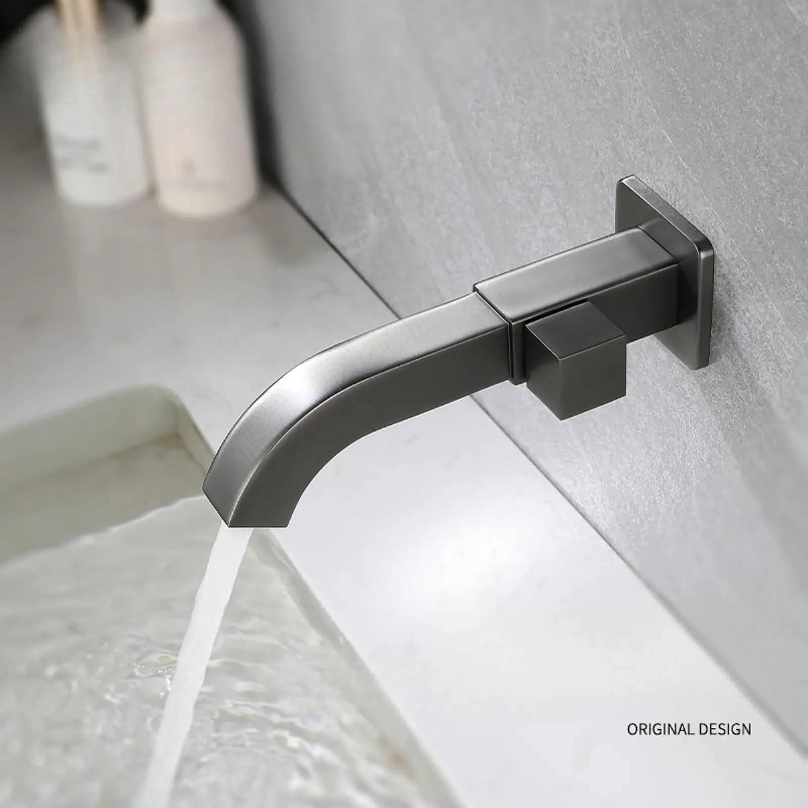 Wall-mounted Washbasin Sink Quick-open Faucet Extended All-copper Luxury Kitchen Hotel Bathroom Washroom