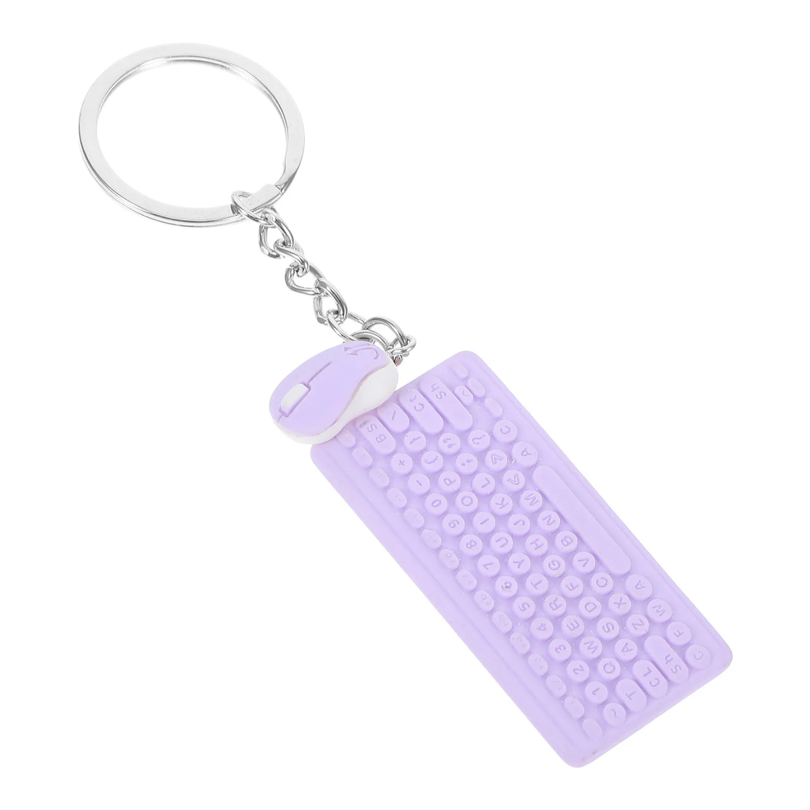 

Keyboard Mouse Keychain Creative Backpack Keychains for Bag Charms Women Aesthetic Cartoon Accessories Pendant