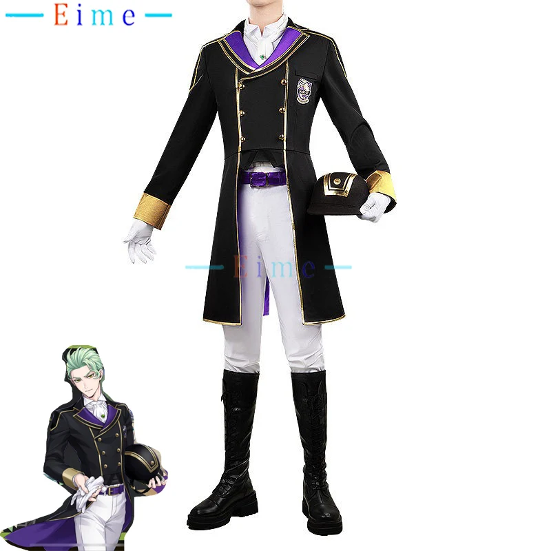 

Game Twisted Wonderland Sebek Cosplay Costume Equestrian Department Uniforms with Hat Halloween Party Suit S-4XL Custom Made