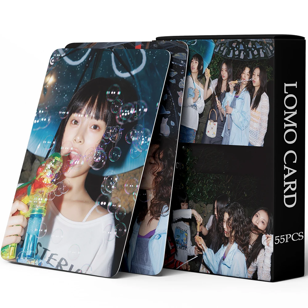 55pcs/set Kpop Sweet Photo Album Club Attention Lomo Cards High Quality Photocards