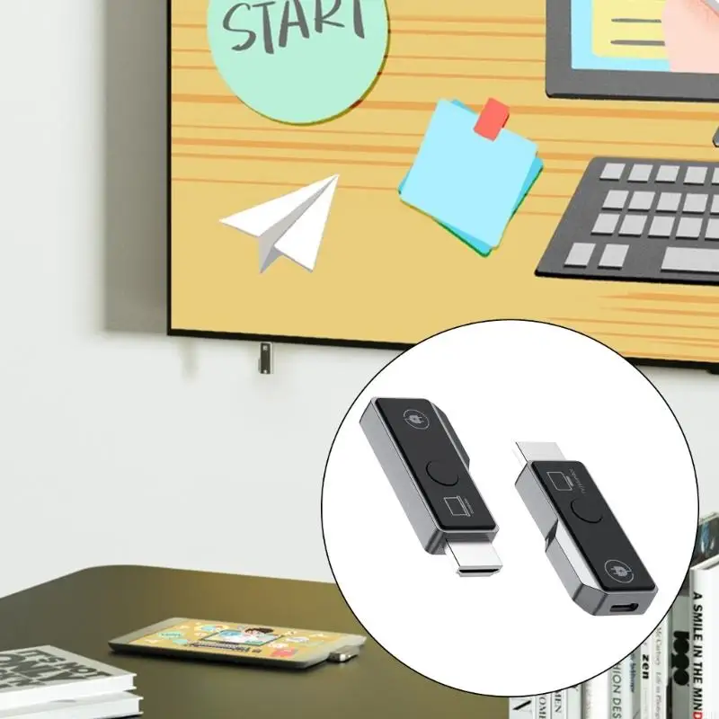 Ricevitore trasmettitori wireless U2JE 4K Decodifica 1080p Output portatile per laptop per PC