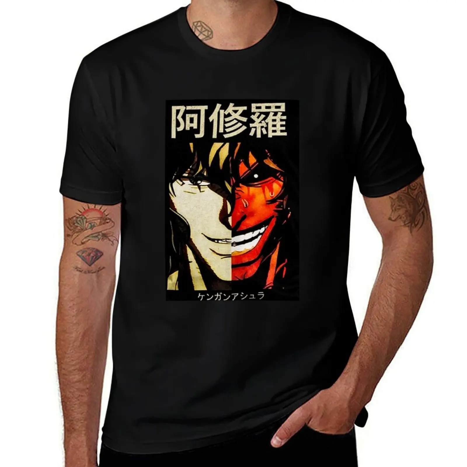 Camiseta Kengan Ashura, camiseta de manga corta del Día de la Independencia