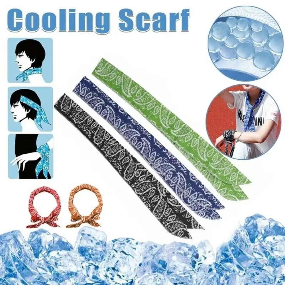 Durable Physical Cooling Cooling Scarf Sun Protection Wristband Neck Wrap Cooling Bandana Outdoor