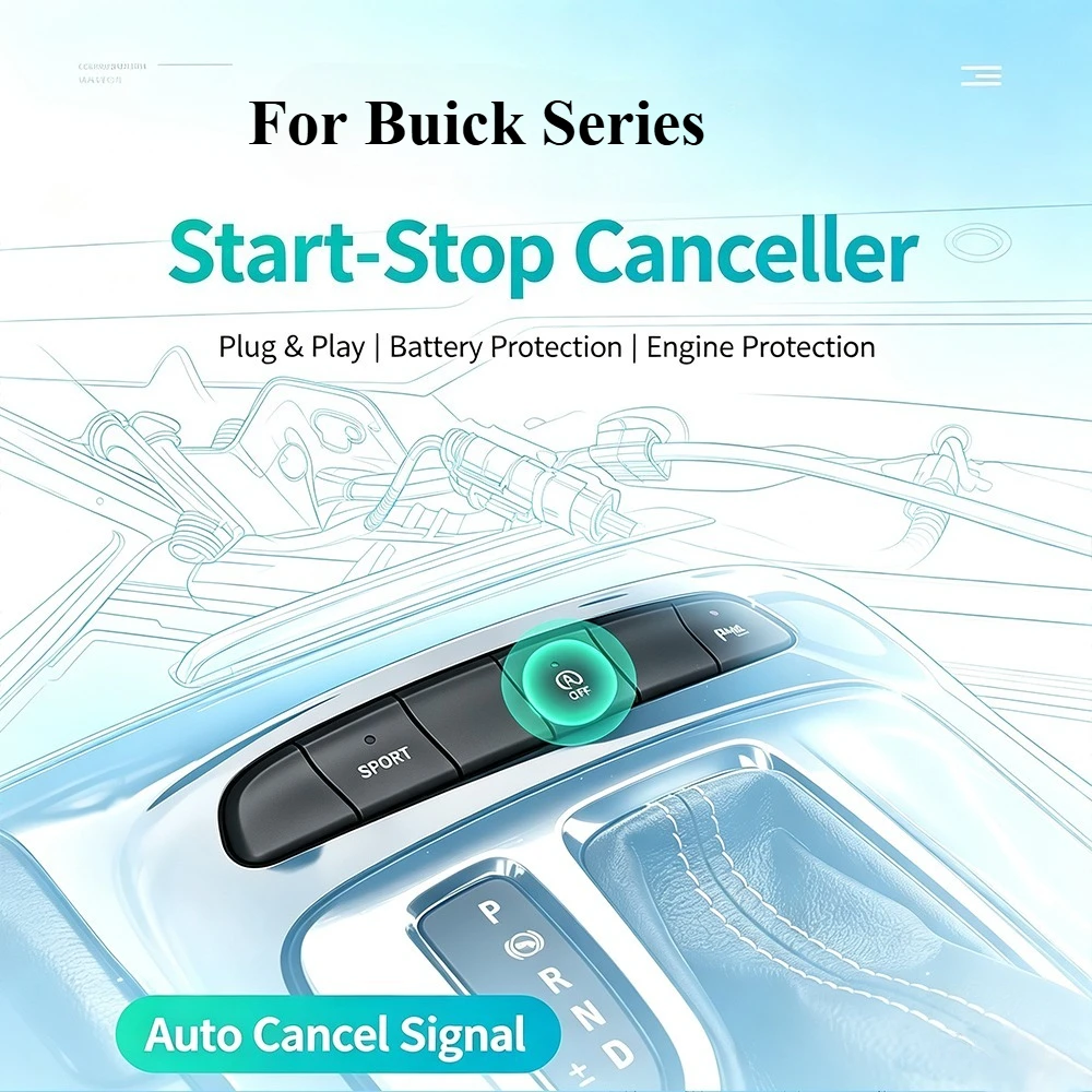 AUTO Disable Start Stop Closer Eliminator For Buick Encore 2019-2022 Verano 2017 Enclave Encore 2016-2018 Interior Accessories