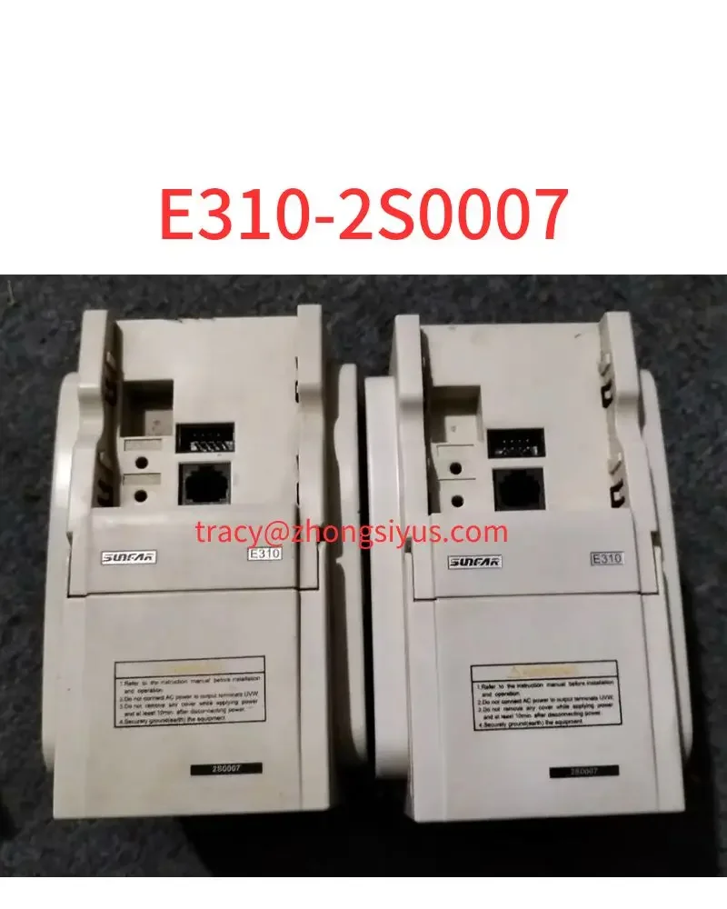 

Used frequency converter, E310-2S0007,0.75 kw, 220V, function package