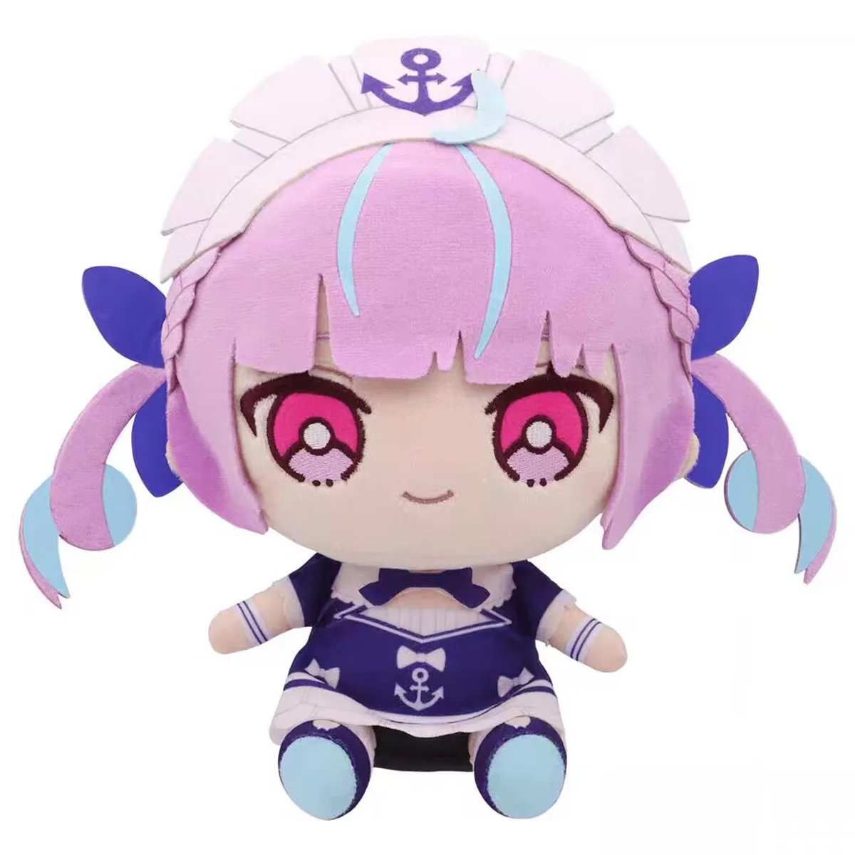 

New Cute Japan Anime Hololive Friends With U Minato Aqua Akutan Plush Plushie Stuffed Doll Toy 20cm Kids Girls Gifts