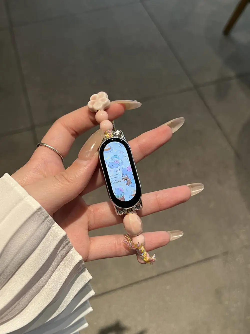 وصلة سوار من الخرز الممتاز لـ XIAOMi Band 9 10 حزام لـ Mi Band 8 تصميم جديد NFC معصمه الملحقات #2