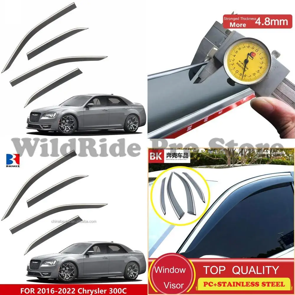 

1 set Chrysler 300C 2016-2022 Sun Visor Door Sunshade Windshield Wind Deflector