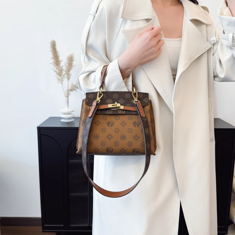 

Модная минималистичная сумка-мессенджер для женщин, большая вместительная деловая сумка для отдыха, стильная с дизайном