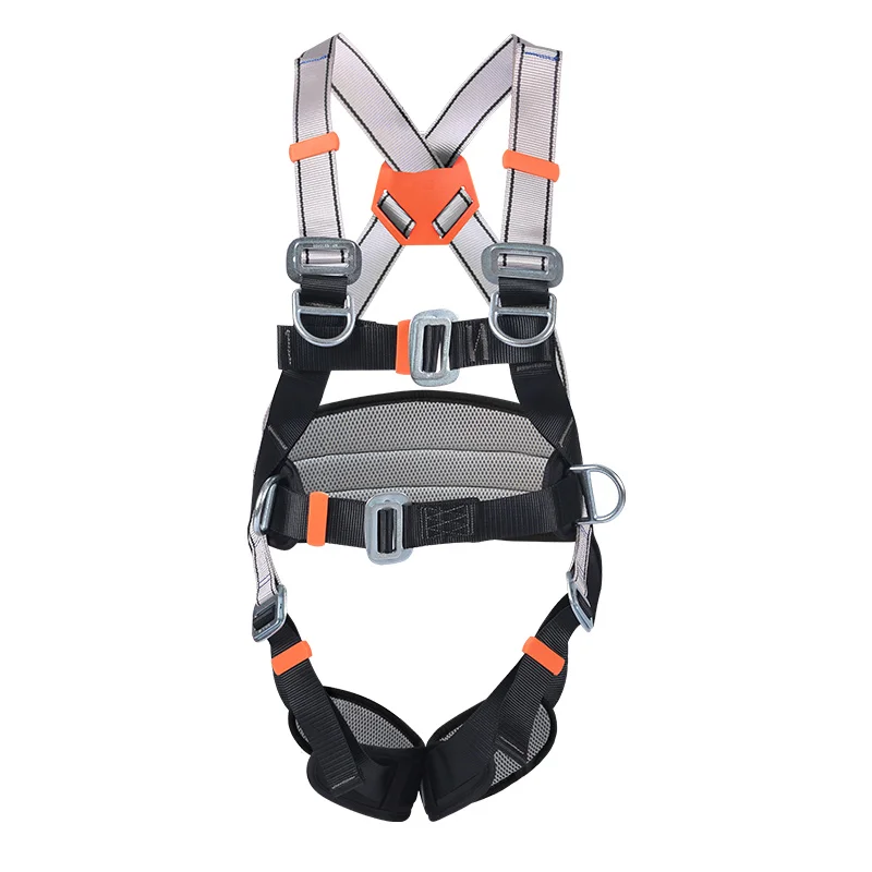 Full Body Safety Harness for Men Women Outdoor Rock Climbing Tree Arborist Caving Rappelling Accessories