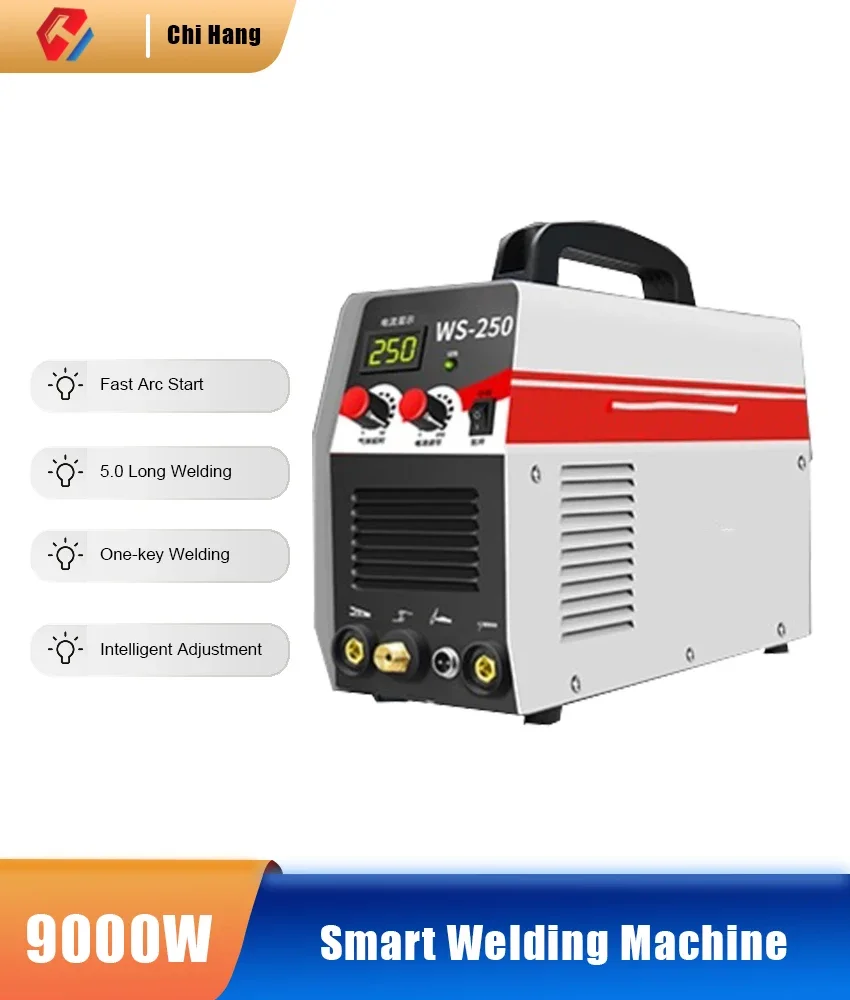 WS-250 Household Inverter Argon Arc Welding Electric Welding Machine 220V/6500W Dual-Purpose Welding Machine Power Tool