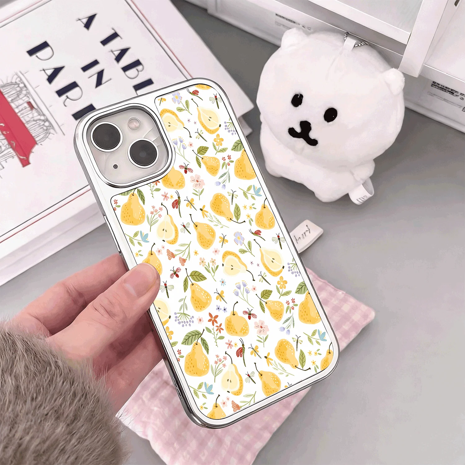 

Korean Matte Phone Cover for iPhone 17 Air 16 15 Pro Max 14 Plus 13 Pro 12 11 Colorful Vibe Camera Protection Bumper Male Female