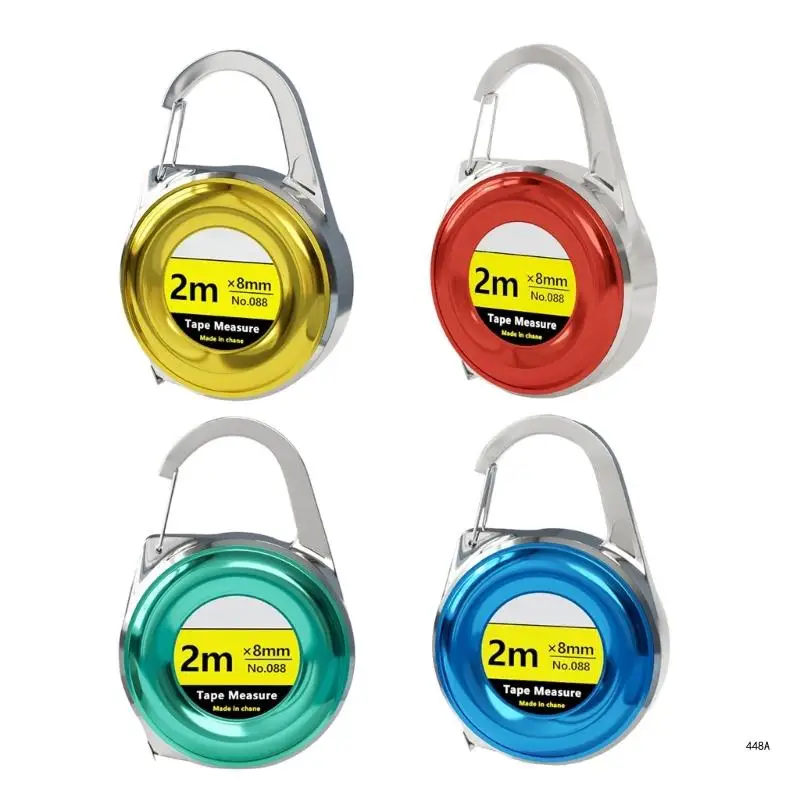 79Inch 2 Meter Soft and Retractable Tape Body Tailors Sewings Craft Cloth Dieting Measuring Tape with Keychains