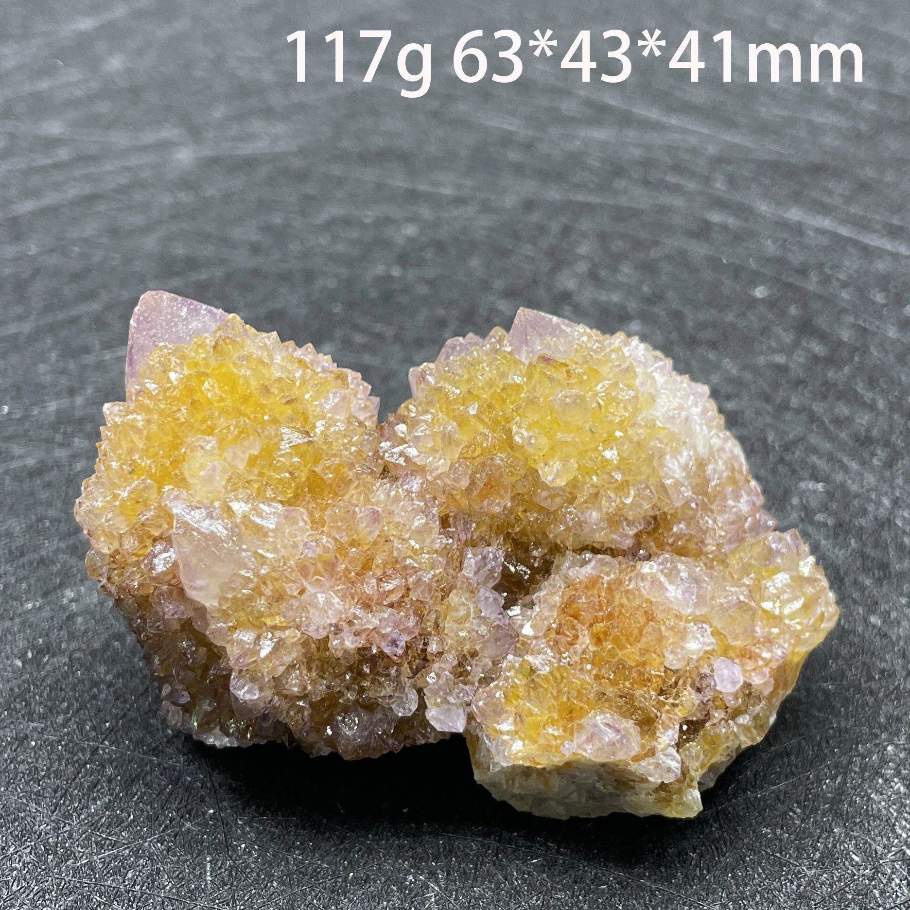 Natural Stone Amethyst Cactus Quartz Crystal Cluster Mineral Specimen Raw Rock Decoration Rough Polished Healing Gift