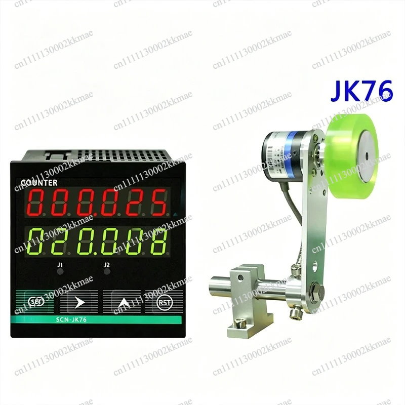 Meter Counter Roller Type Electronic Digital Display Intelligent Induction Length Controller Edge Banding Machine JK76