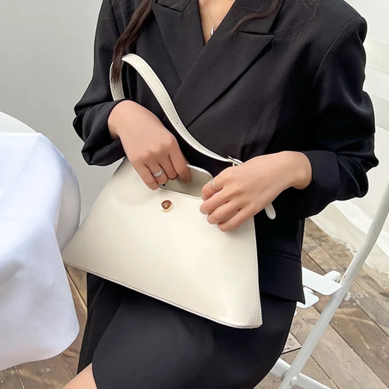 Shoulder Side Bags For Women PU Leather Female 2023 Trend Winter Fashion Bag Handbag And Purse Small Underarm Bags