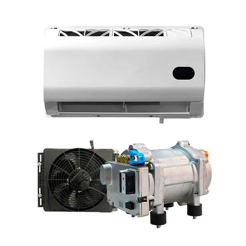 Brushless motor hidden electric air conditioner compressor, vehicle parking refrigeration modification 12v