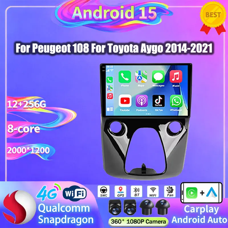 Android 15 Car Radi…